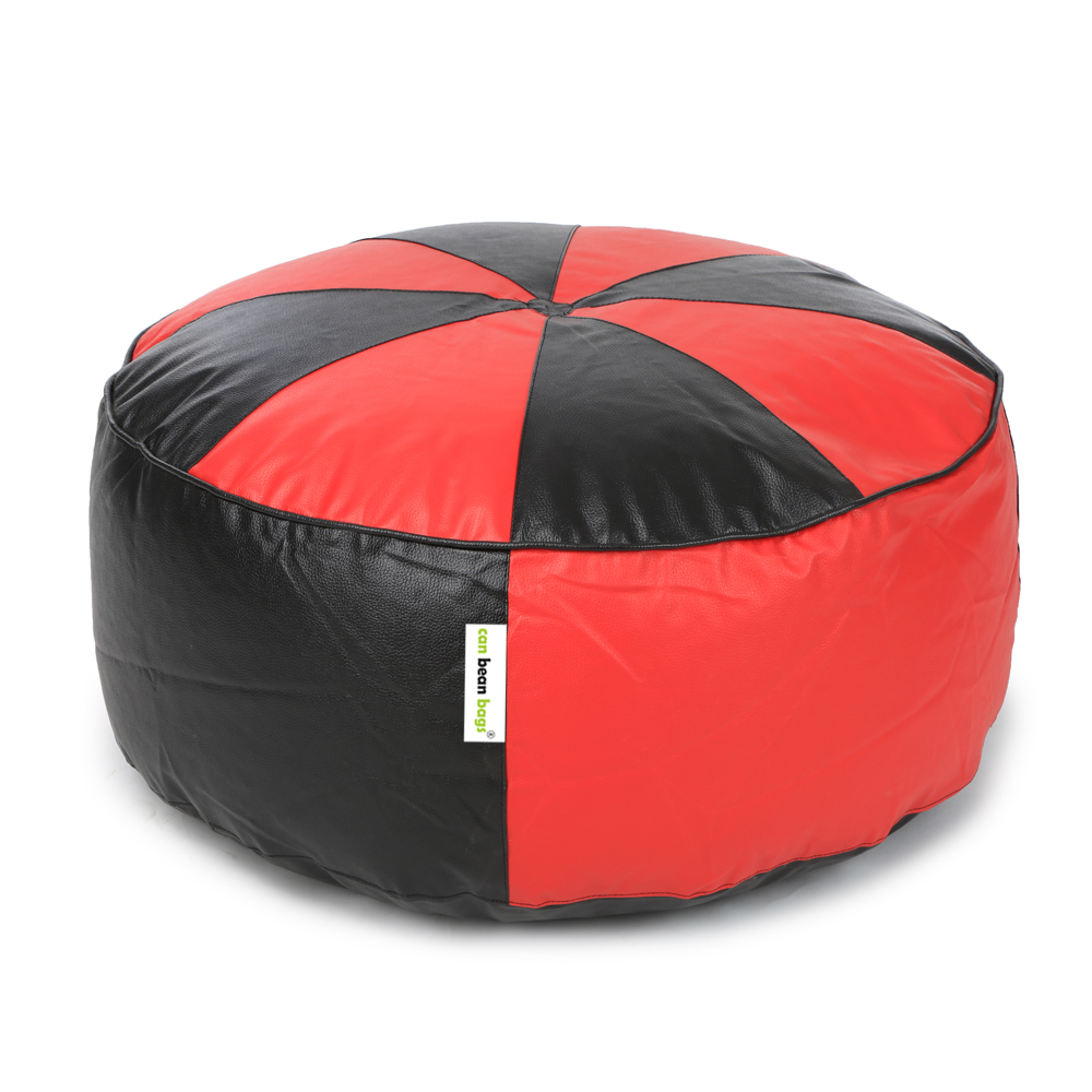 Can Bean Bags Art Leather Pouf Filled With Beans